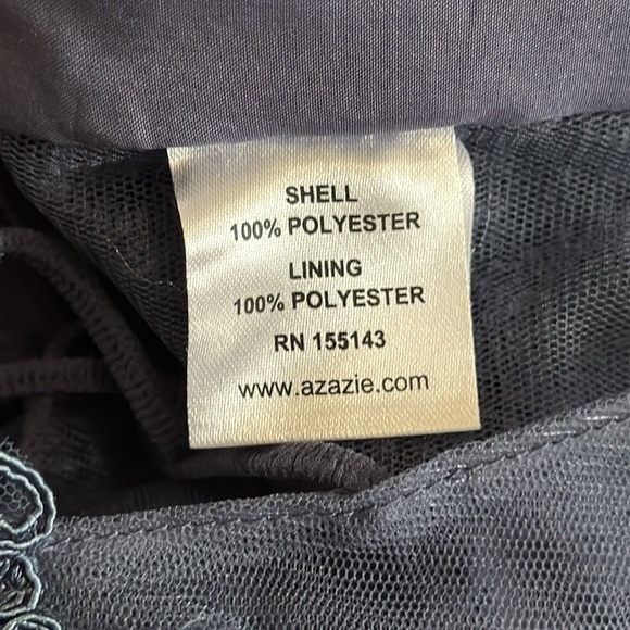 Azazie Bonnie Allure Maxi Dress Stormy - Picture 8 of 11